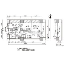 東雲キャナルコートＣＯＤＡＮ１８号棟の物件間取画像